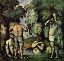 Paul Cezanne Five Bathers oil painting picture